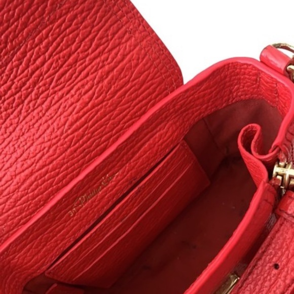 3.1 Phillip Lim, Red Leather Pashli Nano Satchel - Picture 6 of 6